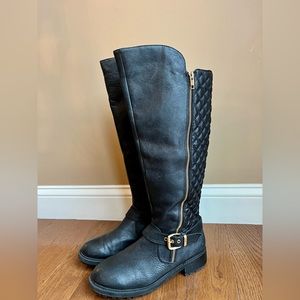 Steve Madden Women’s Black Leather Boots